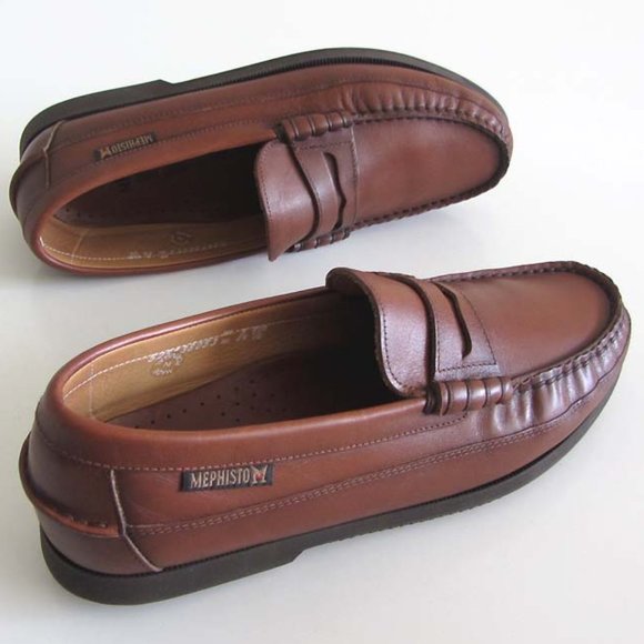 MEPHISTO Cap-Vert rust penny loafers 8 / 8 1/2 US - Picture 5 of 8
